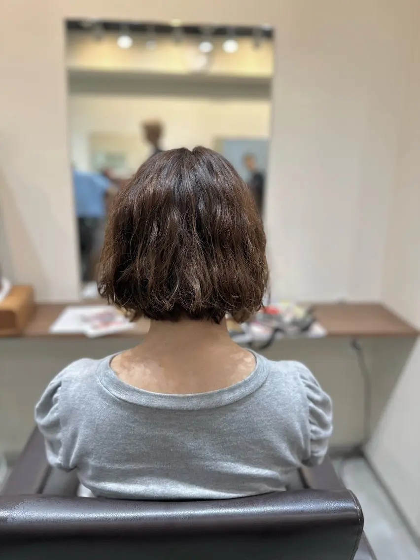 ミディアム カラー パーマ カット ヘアカラー パーマ トリートメント 平日オススメ✨ コスパ&タイパ✨山下のヘアスタイル