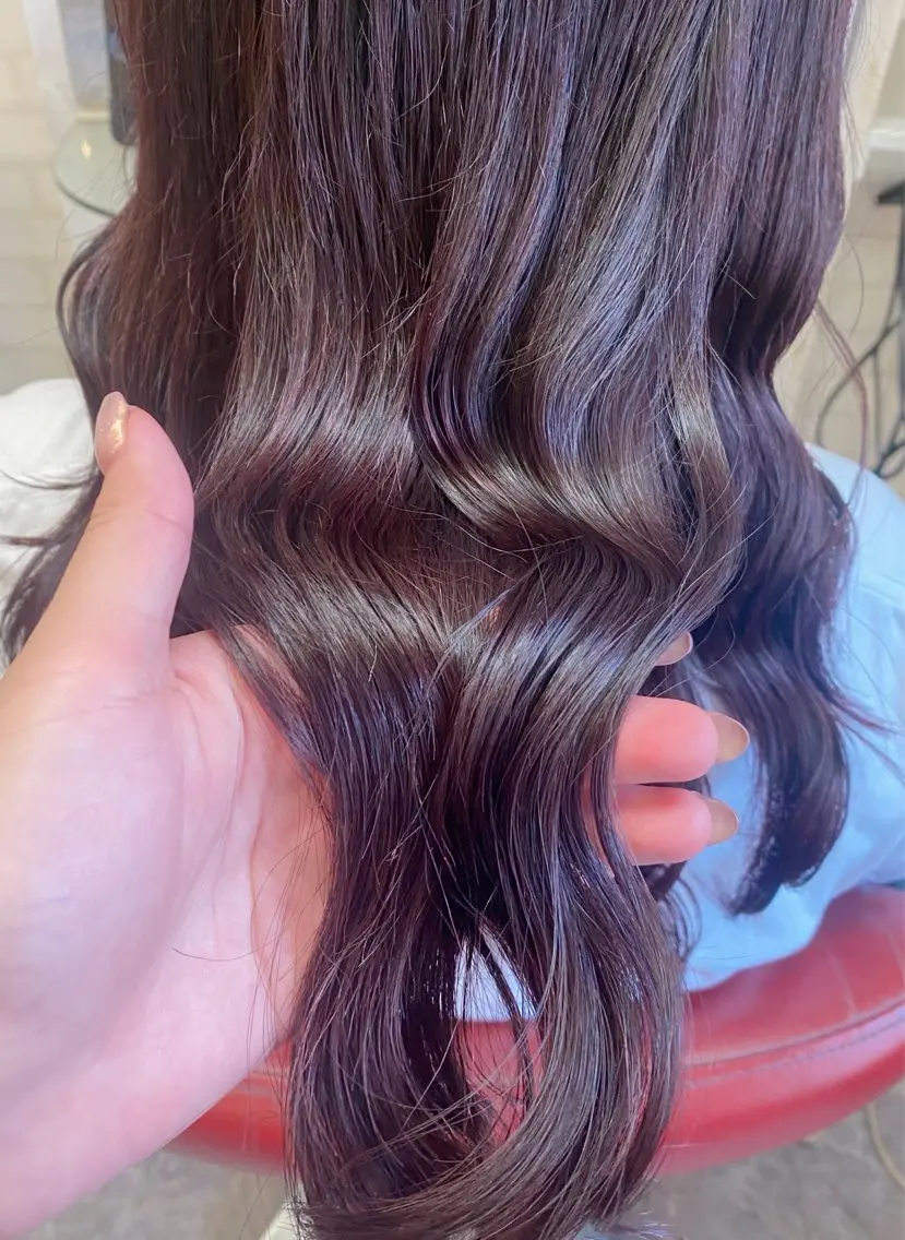 セミロング 木場 真愛耶のヘアスタイル