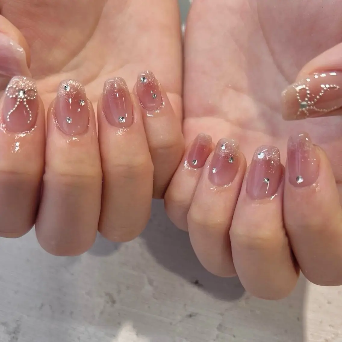 ネイル 韓国ネイル ワンホンネイル Kawaii _Nailのネイルデザイン