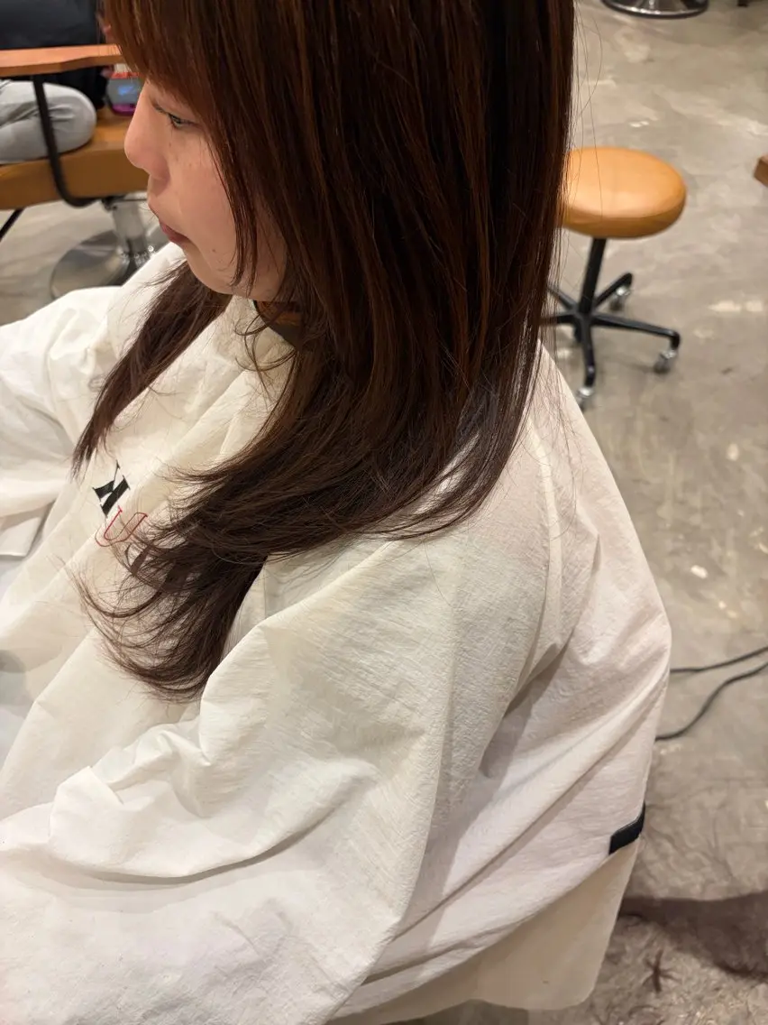 セミロング レイヤーカット カット yui /山形/ BLUCKのヘアスタイル