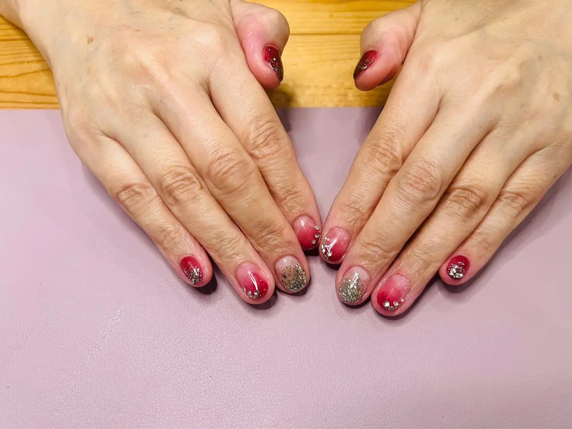 ネイル シンプルネイル 🍒 すみれ🍒のネイルデザイン