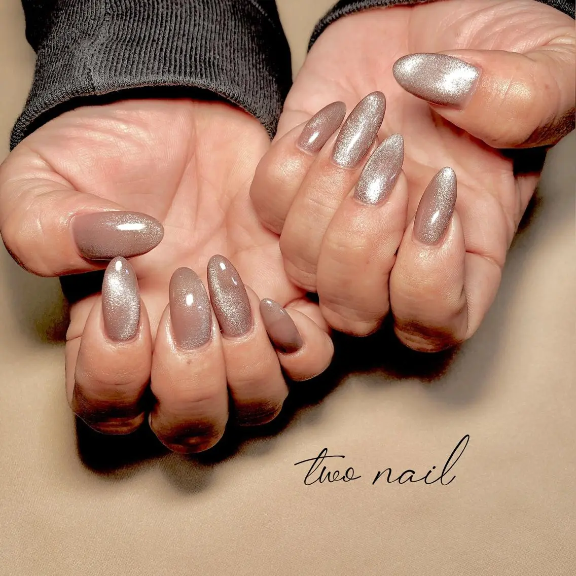 ネイル アートネイル フットネイル ハート マグネットネイル ニュアンスネイル ハンドネイル two nailのネイルデザイン