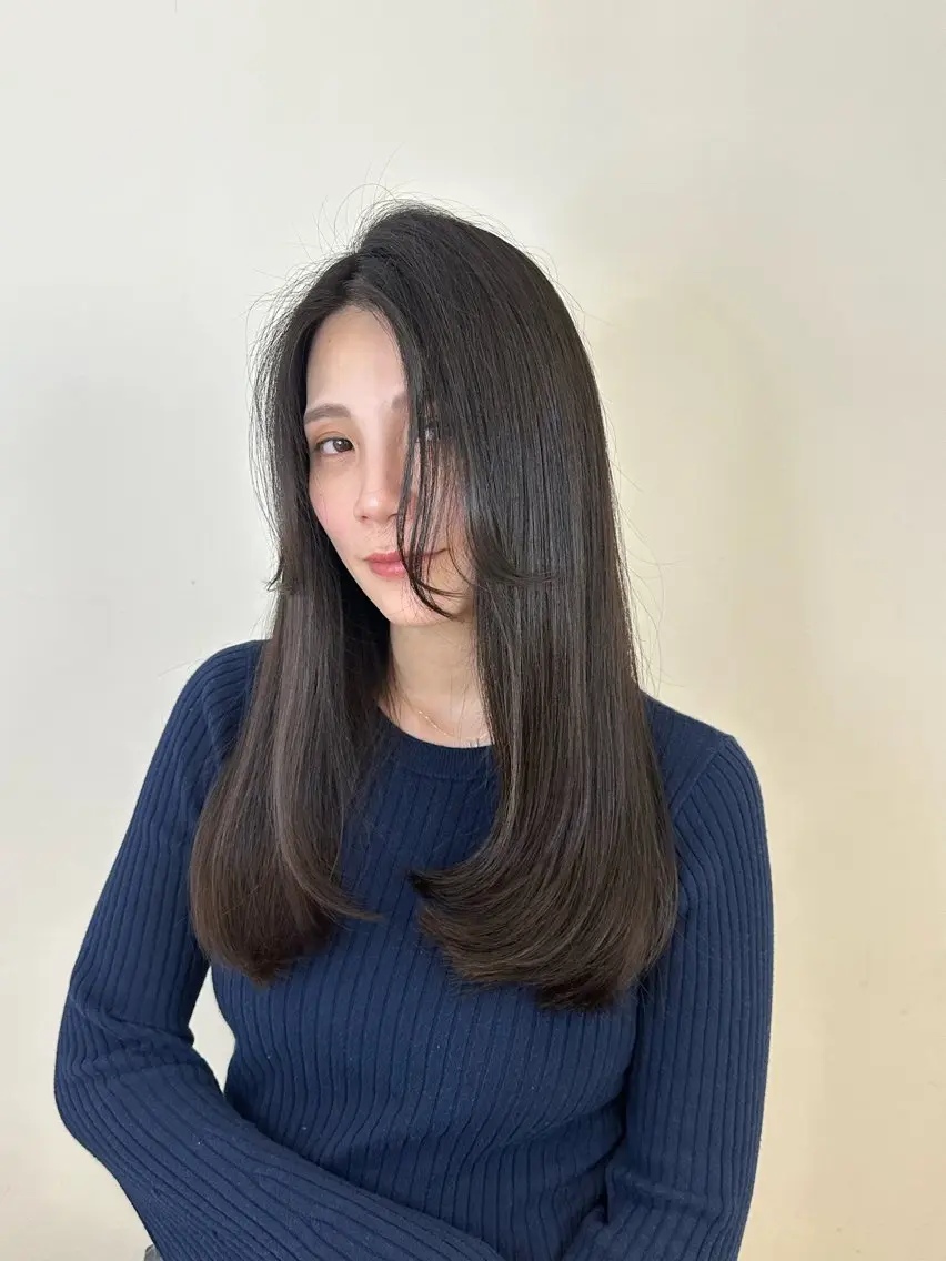 ヘアチューニング(アイロンなしストレート)+SYSTEM Lv3(トリートメント)の写真