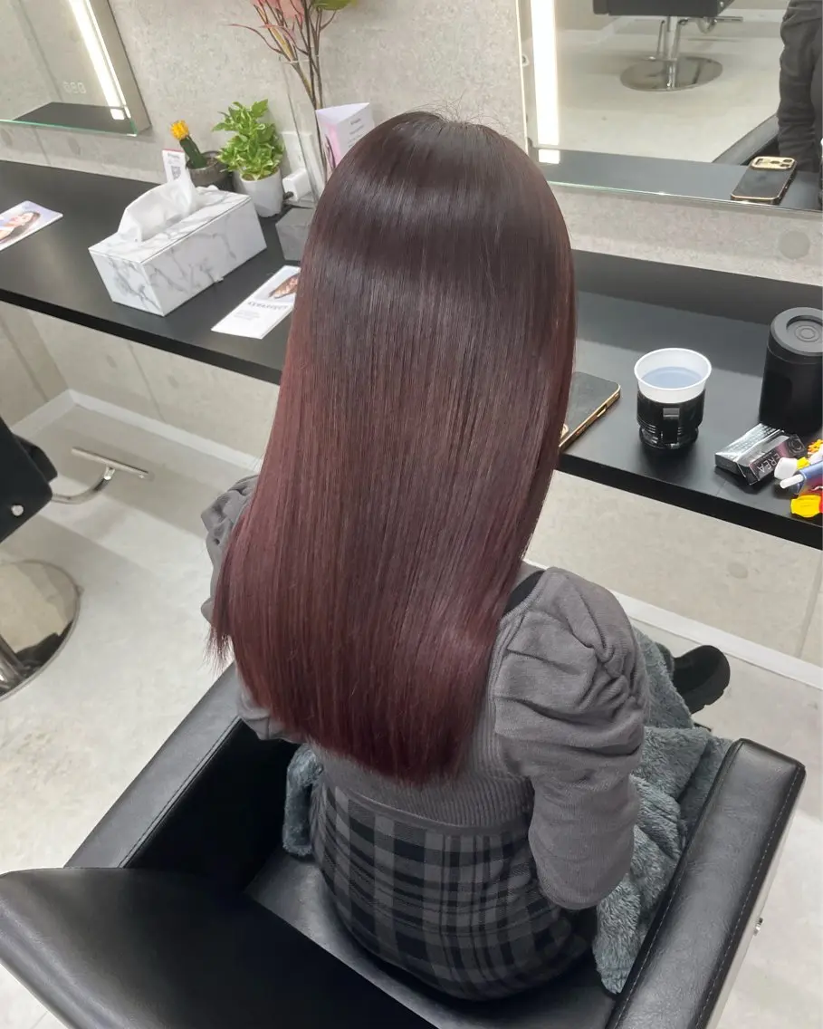 セミロング ヘアカラー PSY(サイ)池袋 AIRIのヘアスタイル