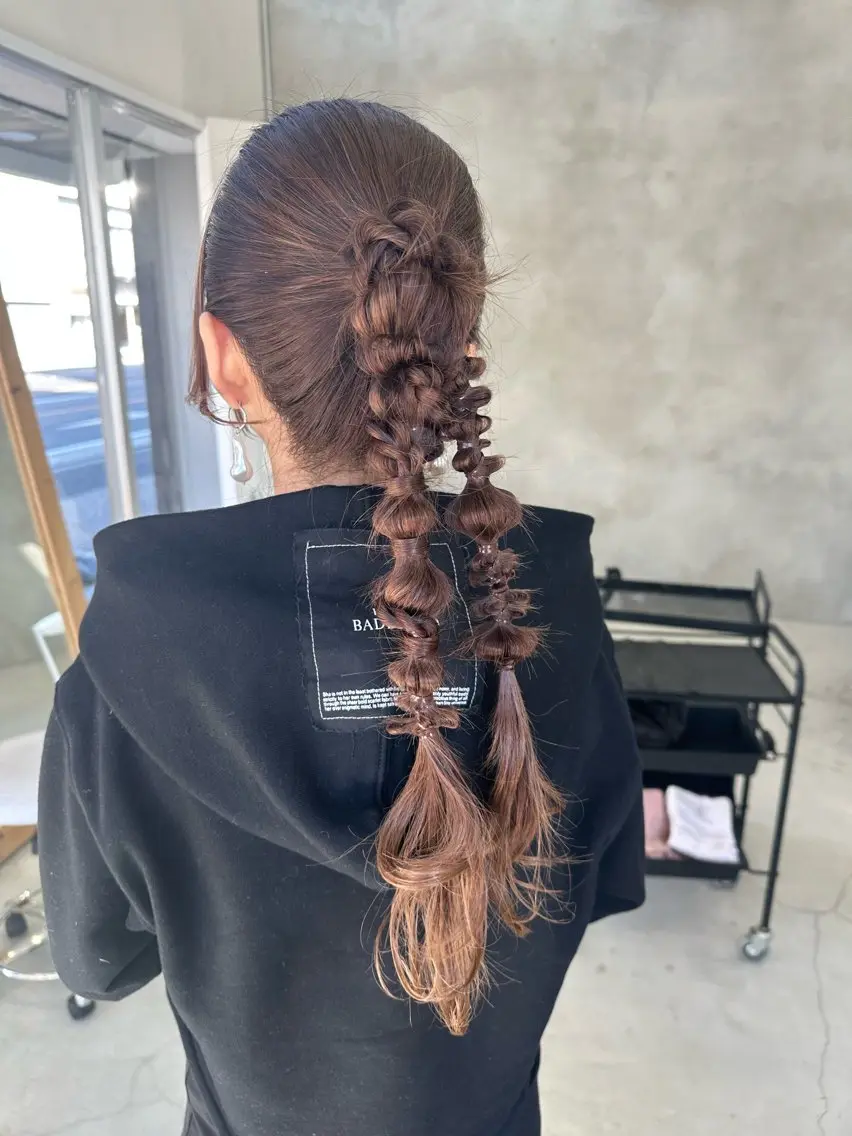 ロング ヘアアレンジ さあや 【透け感/艶感】のヘアスタイル