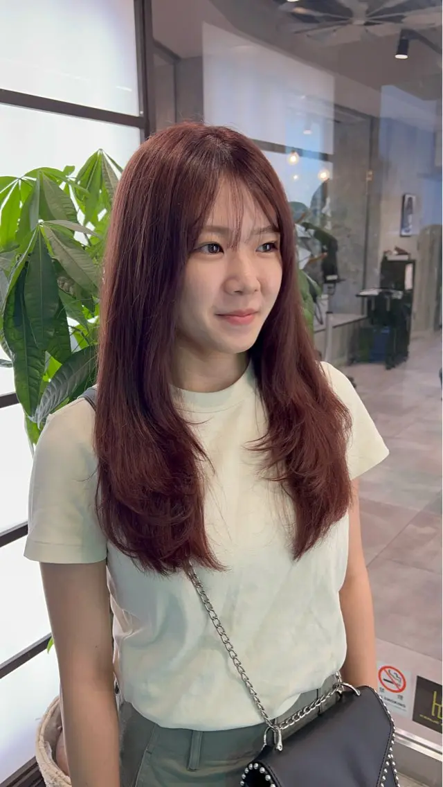 ロング カット 🌞レイヤー×カラー 前川那津美🌞のヘアスタイル