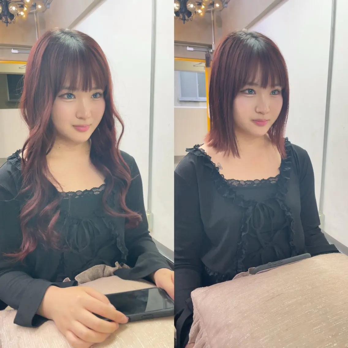ショート プルエクステ界隈 ハイトーン/カツオ✨のヘアスタイル