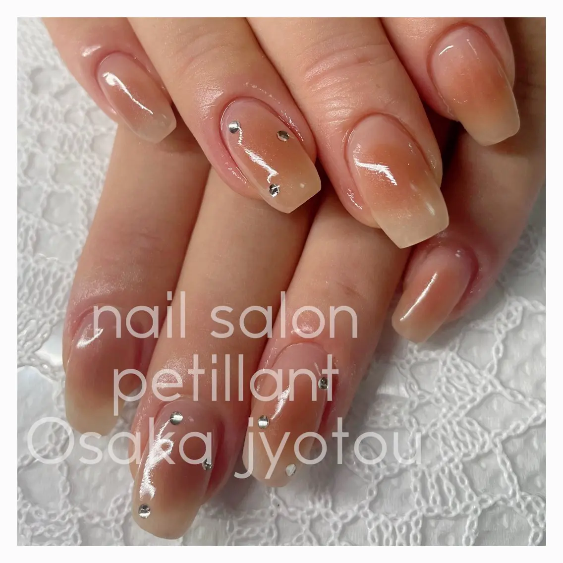 ネイル アートネイル チークネイル nail salon petillantのネイルデザイン