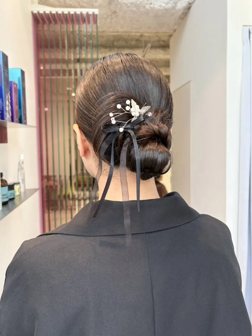 ヘアアレンジ ヘアセット レイヤー♡ 石川優奈のヘアスタイル