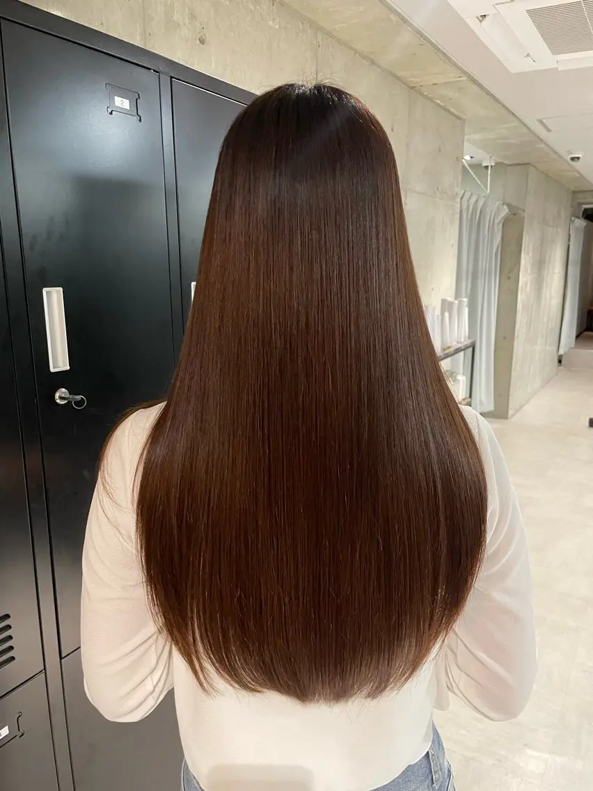 ロング ヘアカラー トリートメント 髪質改善/ツヤカラー shotaのヘアスタイル