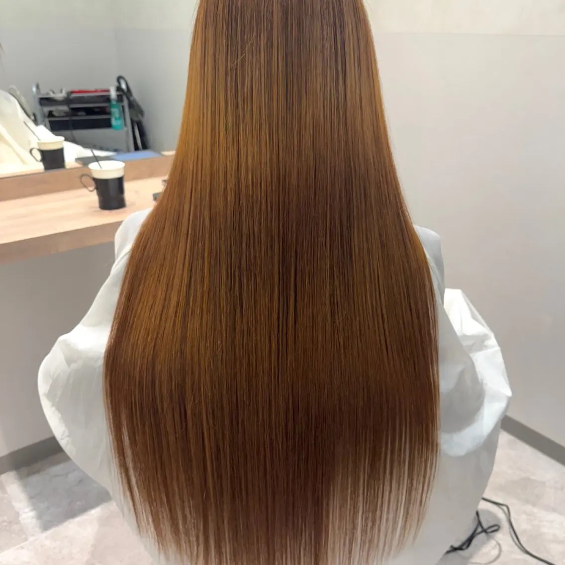 ロング 縮毛矯正 縮毛矯正 森 隆秀/韓国ヘアのヘアスタイル