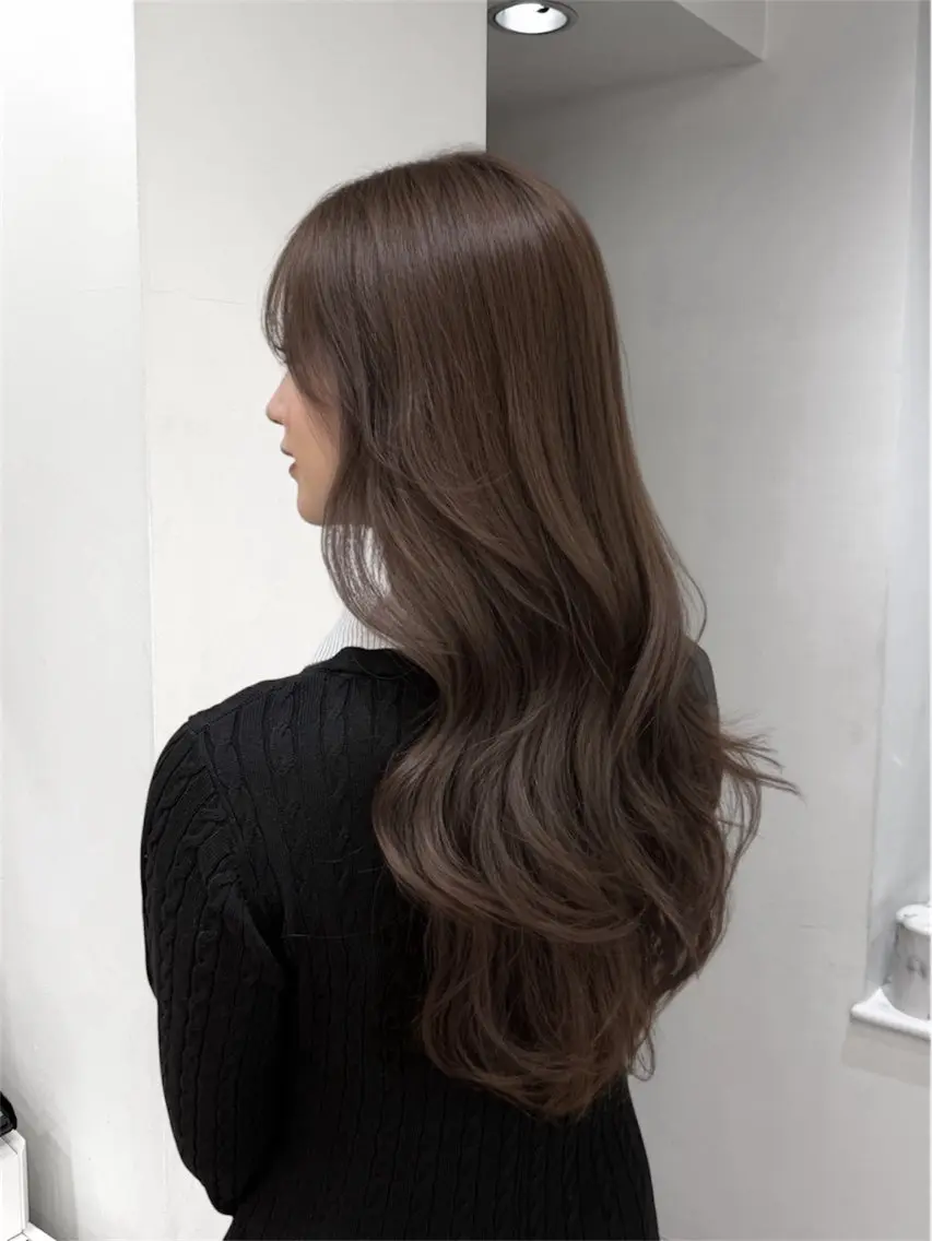 セミロング くびれヘア 顔周りカット 韓国風ヘア レイヤーカット シースルーバング カット ヘアカラー トリートメント ヘッドスパ ヘアセット 韓国ヘア×2way 🇰🇷和知拓郎のヘアスタイル