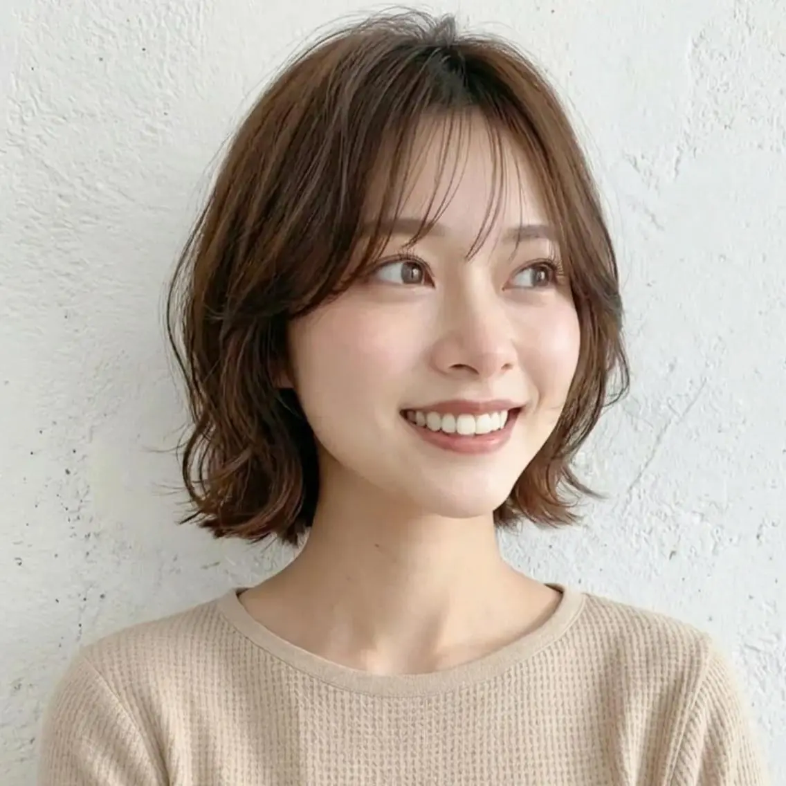 ショート 庭木華瑠🐾ボブ🧡 透明感カラー✨のヘアスタイル