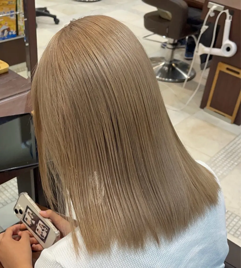 カラー ヘアカラー 龍 颯斗のヘアスタイル