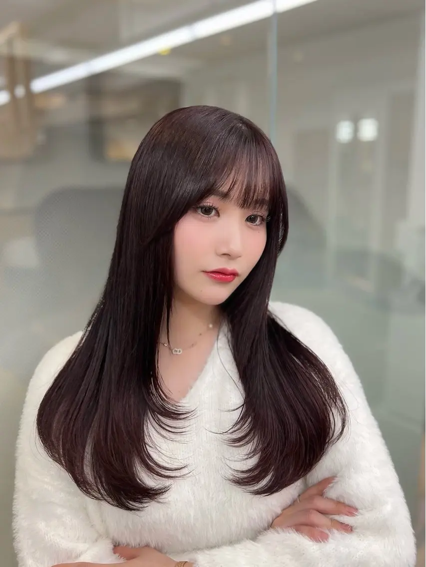 ✨ミニモ学割U24✨カット＋ケアカラー＋プチトリートメントの写真