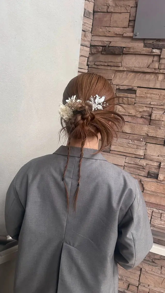 ロング ヘアアレンジ ヘアセット MIYUU心優/ カットモデル様募集中のヘアスタイル