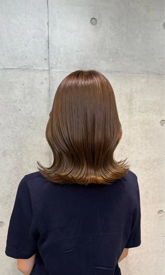 ミディアム カラー パーマ ヘアアレンジ メンズ 赤み消し艶カラー/美 髪☘️Reika☘️のヘアスタイル