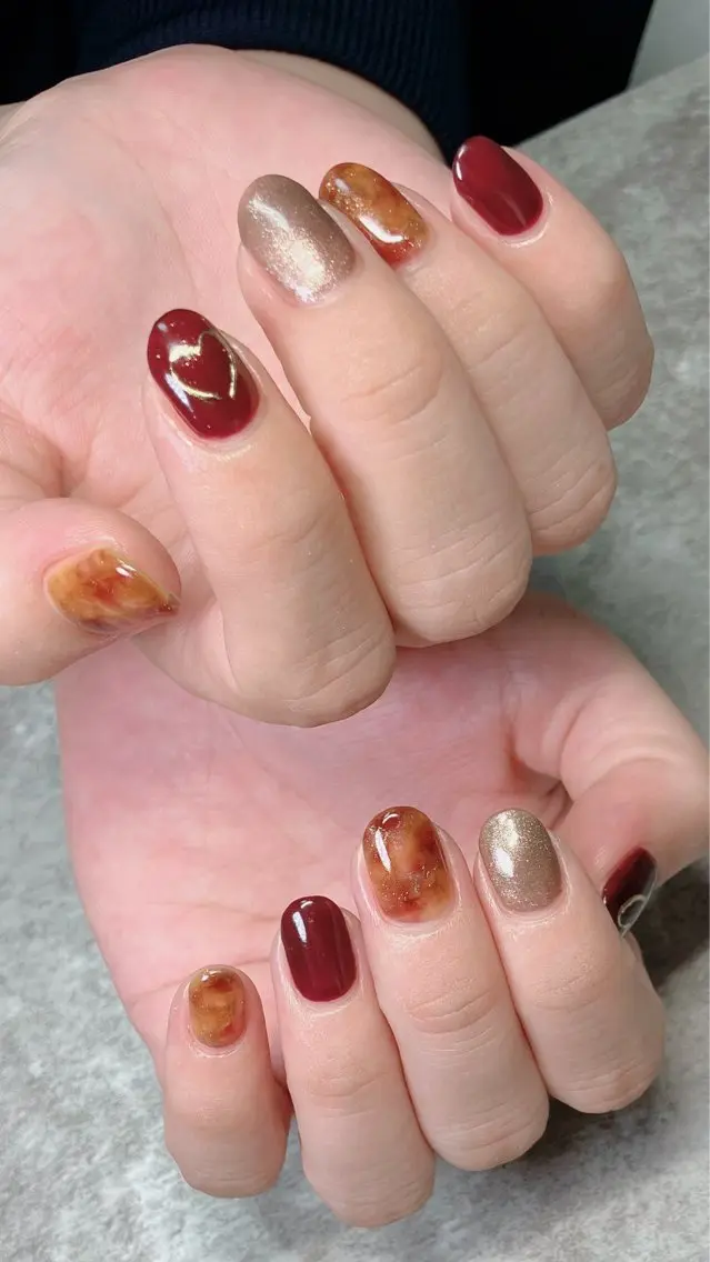 ネイル ハンドネイル ハンドケア shino🌟 痛ネイルのネイルデザイン