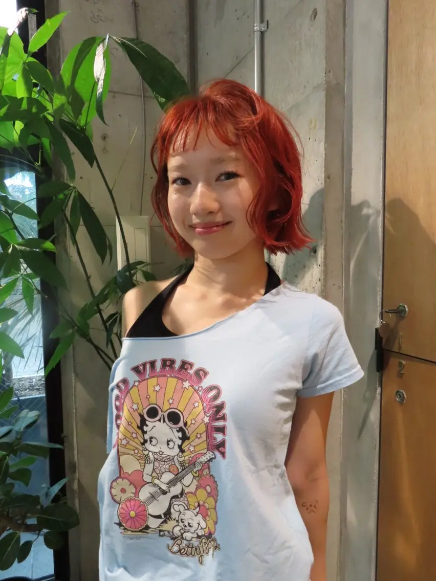 カラー ヘアカラー 日住 風香のヘアスタイル