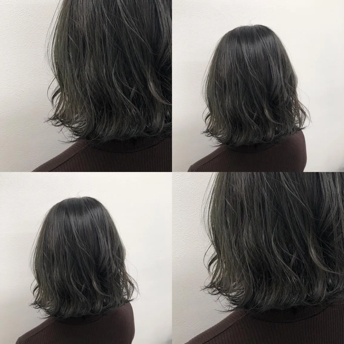 ショート カラー パーマ ヘアアレンジ メンズ キッズ ネイル マツエク・マツパ 上品＆韓国風 🥀海心🥀のヘアスタイル