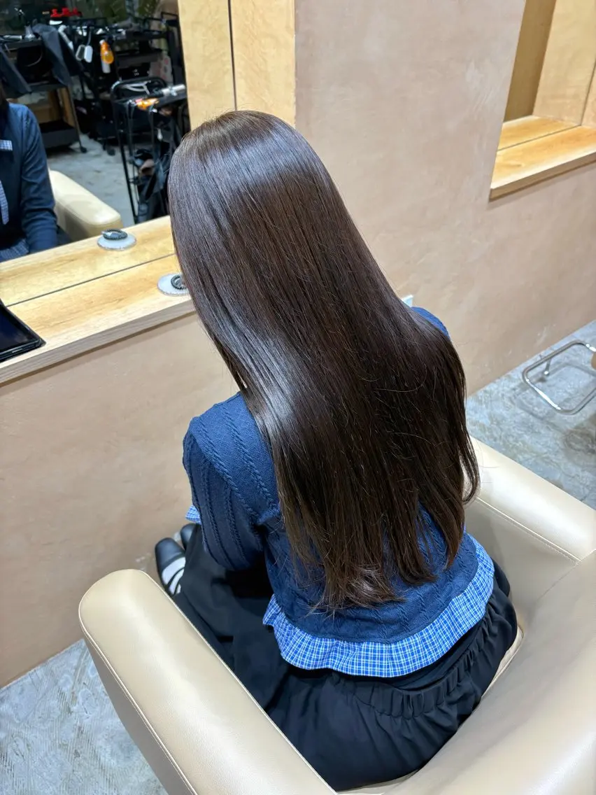 カラー ベージュカラー オリーブベージュ ONE009 ハナ🎀のヘアスタイル