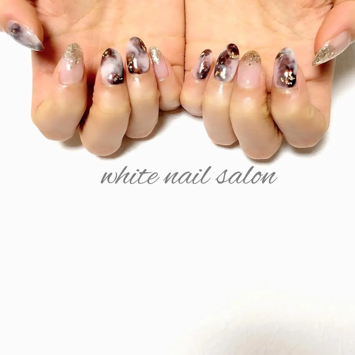 ネイル ジェルネイル ハードジェル 持ち込み ソフトジェル ハンドネイル white nail salonのネイルデザイン