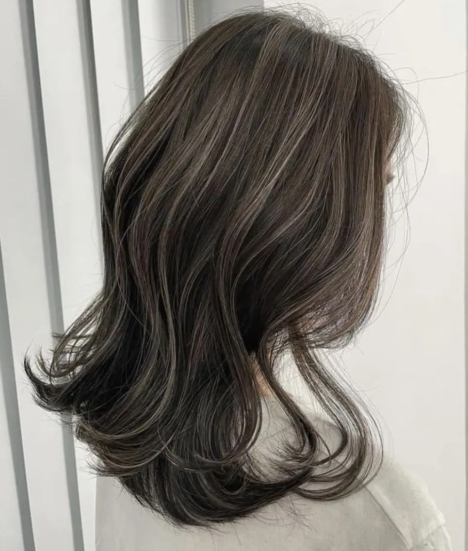 🩷ハイライト🩷（白髪ぼかしも🙆‍♀️）の写真