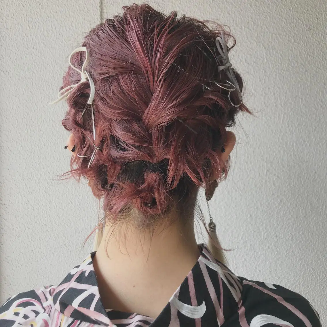 ショート ヘアアレンジ 浴衣 Kawaguchi Arisaのヘアスタイル