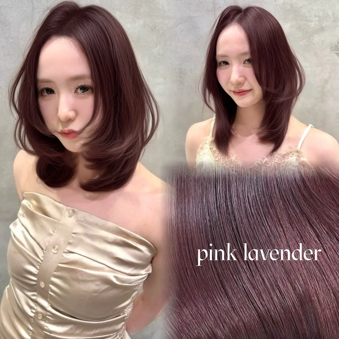 ミディアム ヘアカラー Londnaitre /Miriaのヘアスタイル