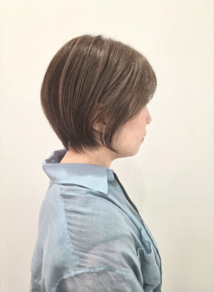 ショート カラー カット ヘアカラー トリートメント ヘッドスパ 齋藤 愛美のヘアスタイル