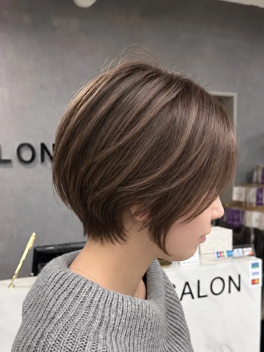 ショート カット ヘアカラー トリートメント お悩み解消 NAOTOのヘアスタイル