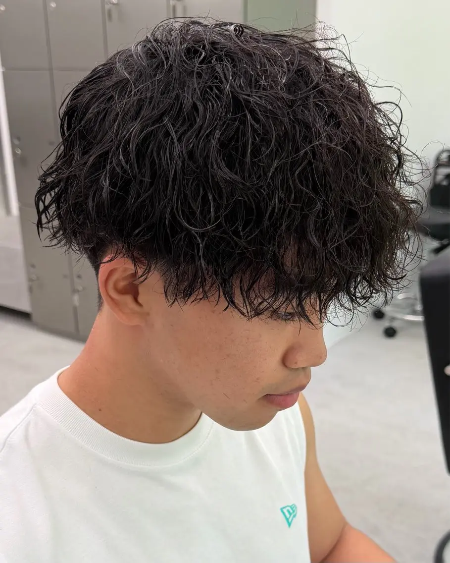 「オープン記念‼️」メンズカット+ツイストスパイラルパーマの写真