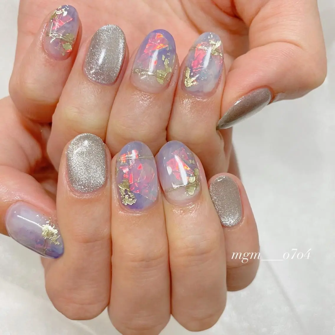 ネイル マグネットネイル ハンドネイル ハンドケア MoON...❤︎ MeGuのネイルデザイン