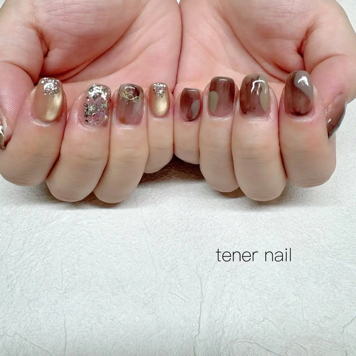 ネイル ニュアンスネイル ハンドネイル テネルネイル tener nailのネイルデザイン