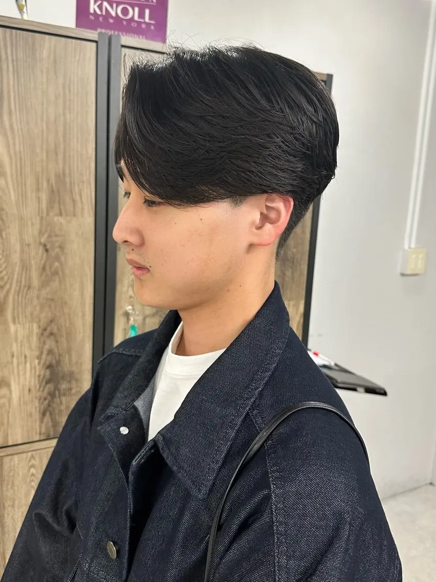 ショート パーマ メンズ カット パーマ トリートメント メンズ似合わせ🪞 kotoriのヘアスタイル