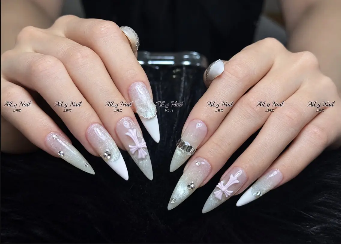 ネイル アートネイル ジェルネイル マグネットネイル ニュアンスネイル シンプルネイル ハンドネイル AiLy Nail 上野店のネイルデザイン