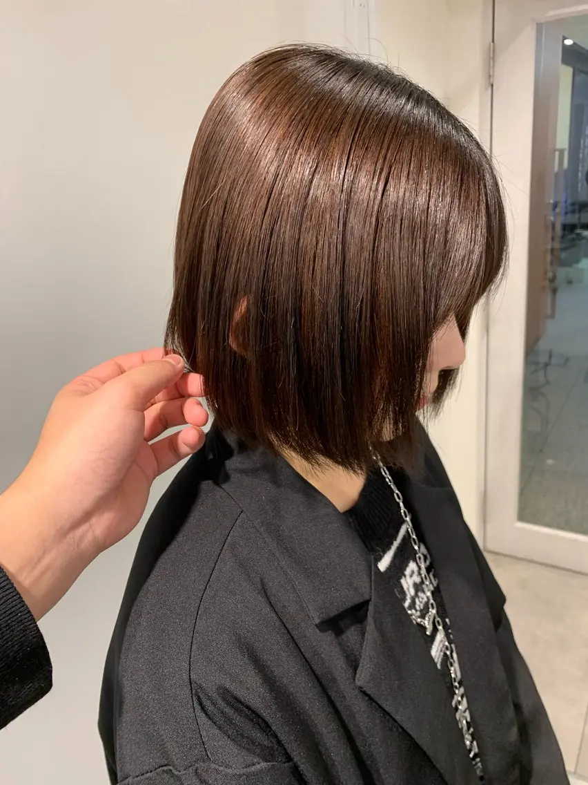 ショート カット トリートメント ✨美髪矯正✨髪質改善 ✨レイヤー✨大山　悠のヘアスタイル