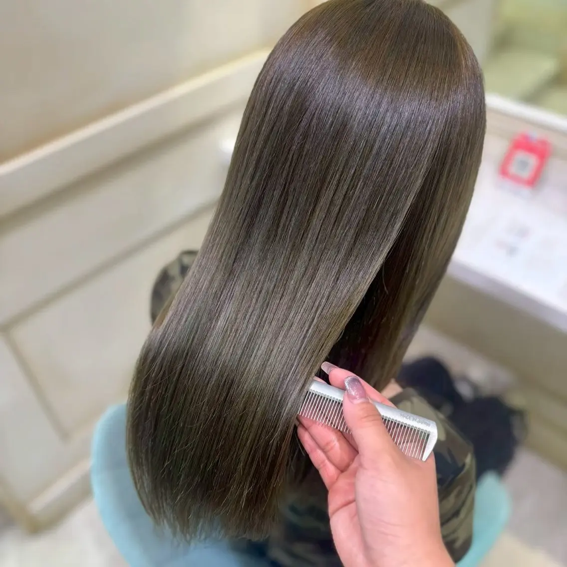カラー ヘアカラー トリートメント 透明感ツヤカラー/ ゆうな💙のヘアスタイル