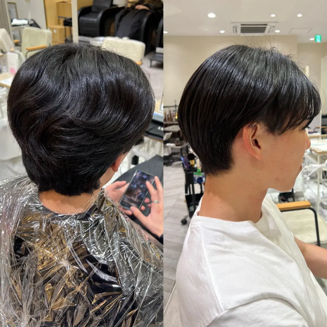 【メンズ専用クーポン‼️】自然な仕上がり酸性ストレート+カット🧤の写真