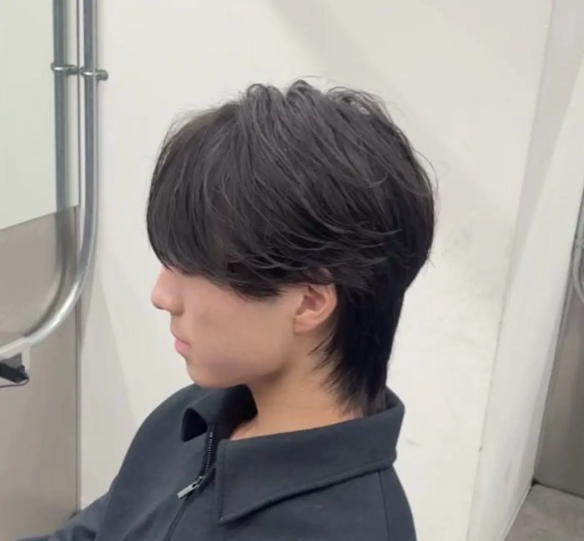 メンズ カット パーマ 佐々木 哲太のヘアスタイル