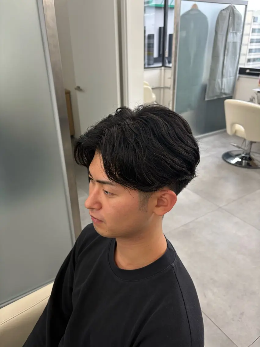 パーマ 透明感カラー×顔周り mizuki🫧のヘアスタイル