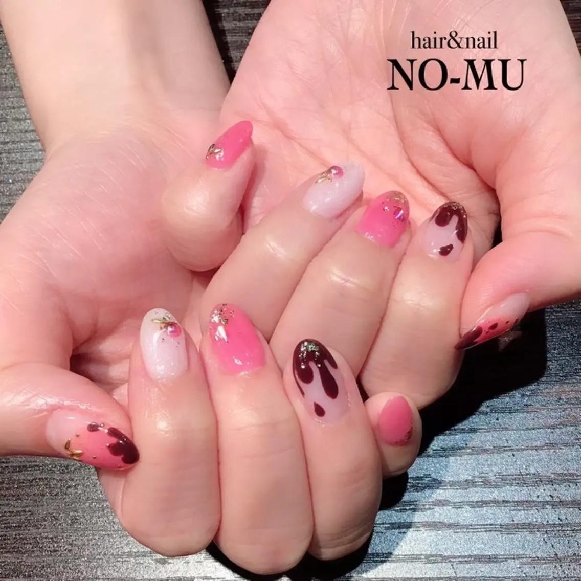 ネイル バレンタイン ハンドネイル hair＆nail NO-MUのネイルデザイン