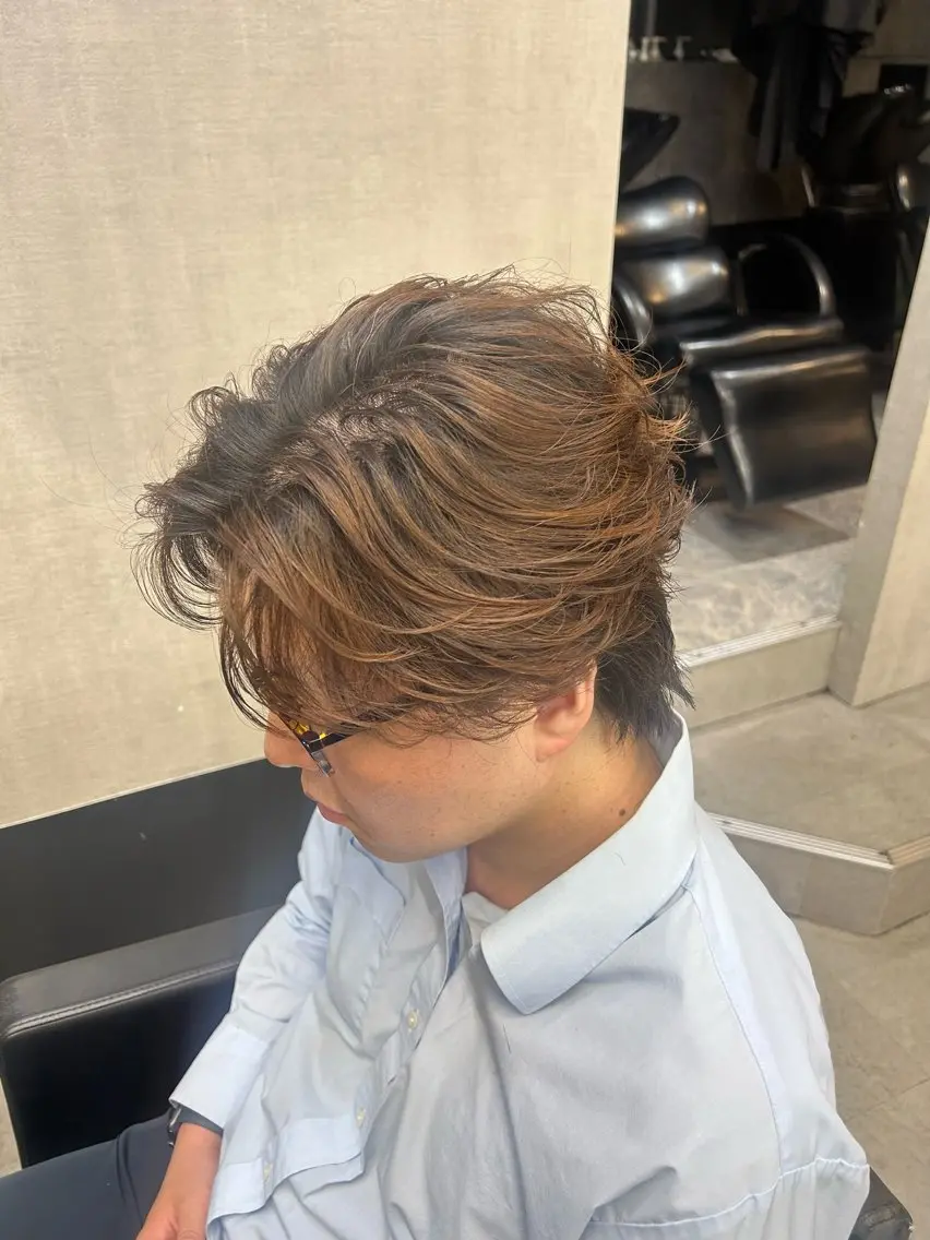 パーマ カット パーマ フルカワ セイヤのヘアスタイル