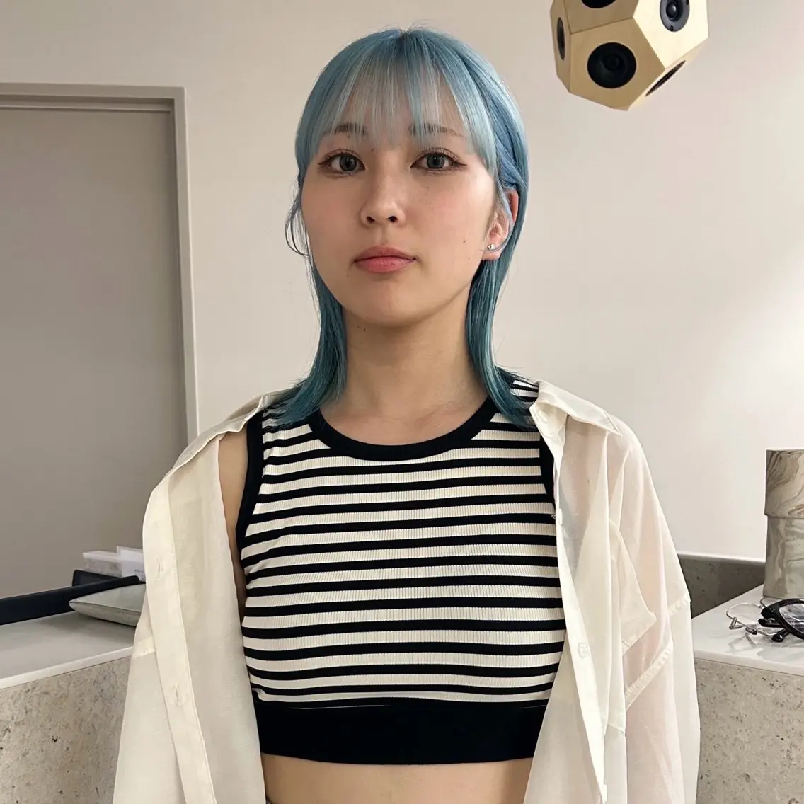 ミディアム カラー ヘアカラー カットモデル yumekaのヘアスタイル