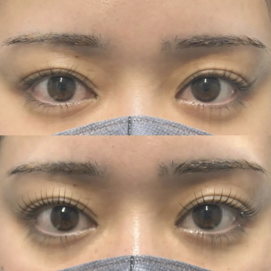 マツエク・マツパ 一重×まつ毛パーマ マツパ クレセントアイ 長與の眉毛・アイブロウイメージ