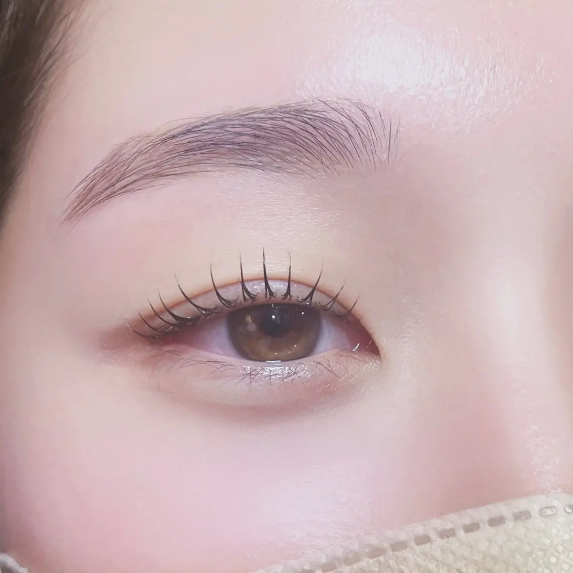 【セットメニュー】ラッシュリフト×眉毛ワックス¥7700の写真