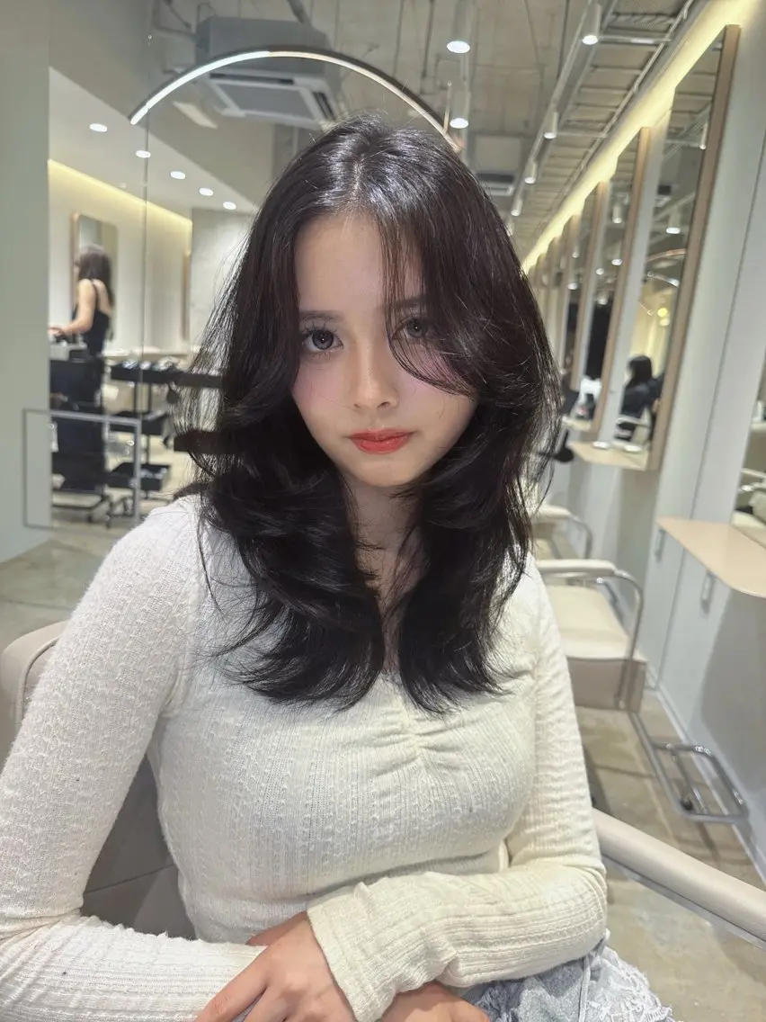 セミロング カット ヘアカラー トリートメント 🦋トレンドヘア🦋 竹内克弥のヘアスタイル