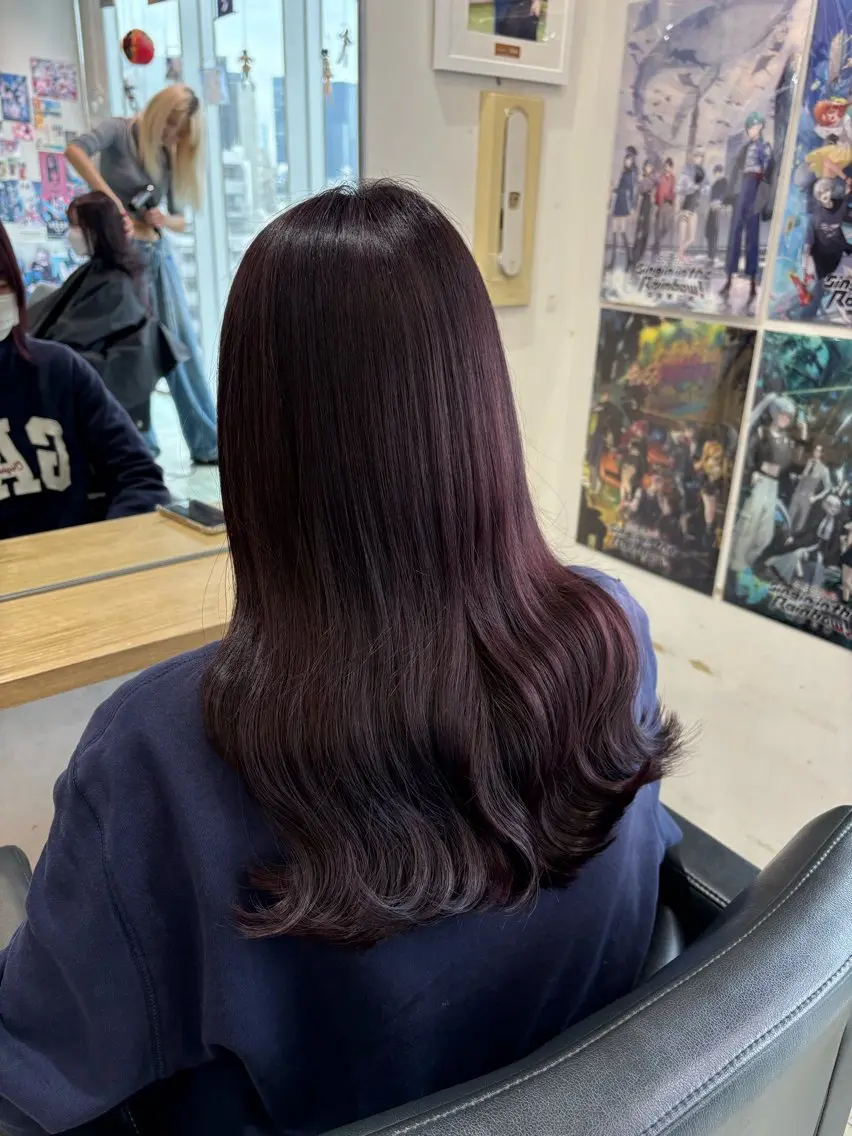 ロング カラー ヘアカラー トリートメント 推しカラー/ ミクのヘアスタイル