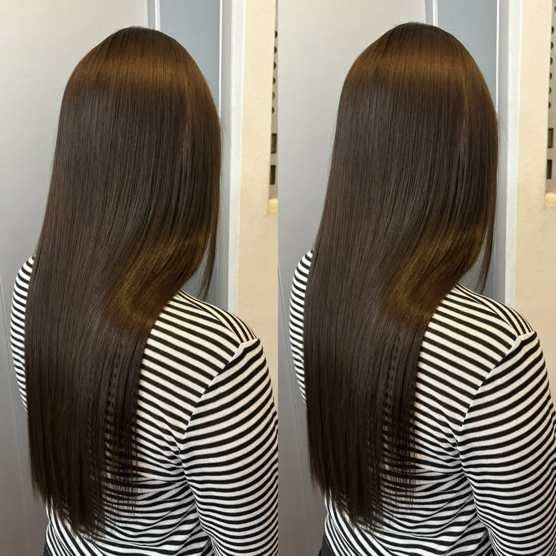 ロング カラー ブリーチ ブリーチなしカラー トリートメント ヘアカラー なんば、心斎橋🍓 ハイトーンnicoのヘアスタイル