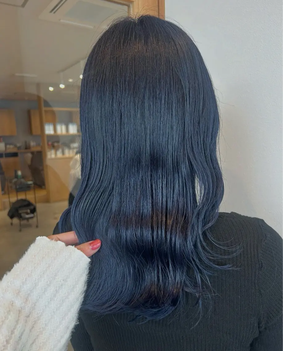 ミディアム カラー パーマ ヘアアレンジ メンズ カット ヘアカラー トリートメント 透明感カラー/ 新潟万代/池野里衣のヘアスタイル